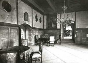 Schloss Rochsburg : Schloss Rochsburg. Inneres. Blauer Saal