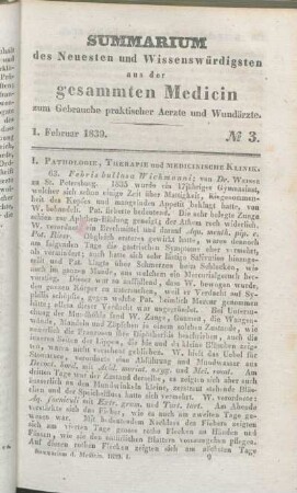 1. Februar 1839. No 3.