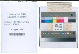 Entnazifizierung Karl Schaper , geb. 00.00.0000 (Ladeschaffner)