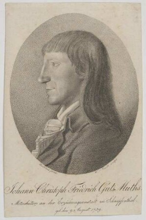 Bildnis des Johann Christoph Friedrich Guts Muths