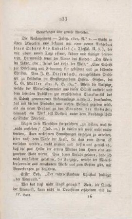 233-244 Bemerkungen über gewisse Miscellen