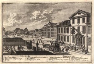 Georg Daniel Heumann: Wahre Abbildung der Stadt Göttingen (1747) - N. X. Prospect der Allee
