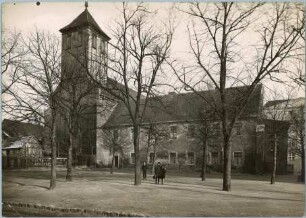 Soldin (Neumark) / Myślibórz: Klosterkirche und Klausurgebäude von Südwesten