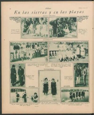 En las sierras y en las playas