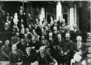 Die deutsche Delegation auf dem Gründungskongress der Roten Gewerkschaftsinternationale