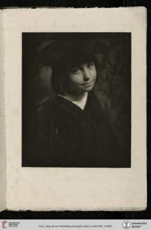 [Gertrude Käsebier, I. Dorothy, photogravure from original negative]