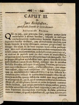 103-106, Articulus Primus