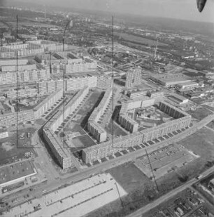 Neubaugebiet in Dresden-Prohlis : Blickrichtung Norden