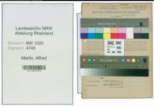 Entnazifizierung Alfred Martin , geb. 05.03.1899 (Werkmeister)