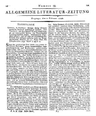 Casparson, W. J. C. G.: Gedichte. Ein Beytrag zur Geschichte deutschen Geschmacks. Kassel: Griesbach 1797