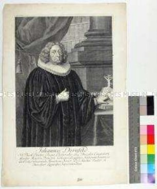 Porträt des Theologen und Leipziger Superintendenten Johann Dornfeld