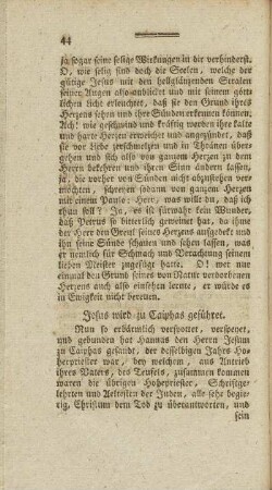 Jesus wird zu Caiphas gefuehrt.