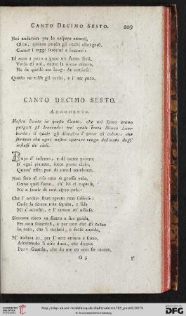 Canto decimo sesto