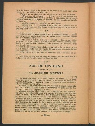 Sol de invierno : novela