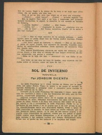 Sol de invierno : novela