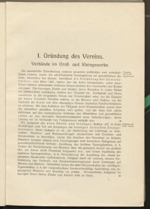 Verbände im Groß- und Kleingewerbe.