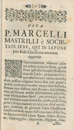 Vita P. Marcelli Mastrilli ...