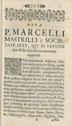 Vita P. Marcelli Mastrilli ...