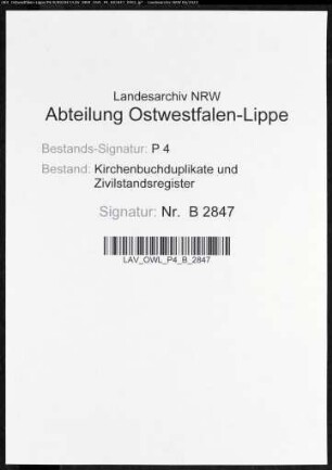 Heiratsbelege zum Zivilstandsregister von Plettenberg (H 1813)