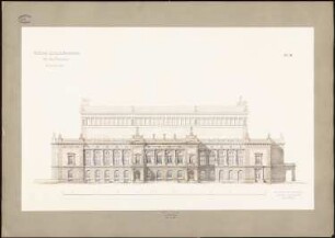 Opernhaus für 2000 Personen: Seitenansicht 1:125