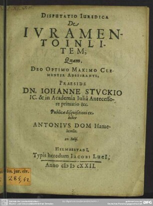 De juramento in litem