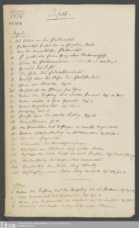 Aufsätze und Notizen über Elektrizität (April-Mai, 1812)