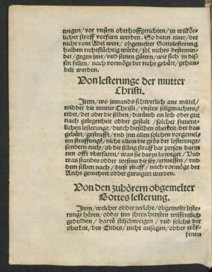 Von den zuhörern obgemelter Gottes lesterung.