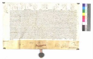 Bulle über die Aufschwörung des Ellwanger Kapitularen Anton Ignaz Joseph Fugger.