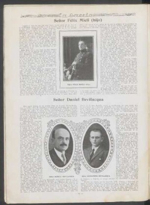[Fotografías de] Señor Daniel Bevilacqua [y] Señor Alejandro Bevilacqua