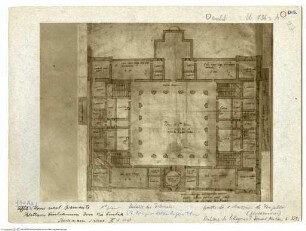 Rom, Grundriss des Palazzo dei Tribunali (Kopie nach Bramante)