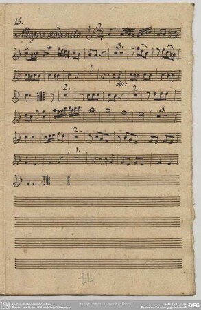 15. Allegro moderato, F-Dur
