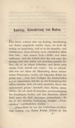Ludwig, Grossherzog von Baden