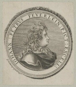 Bildnis des Iohann Petrvs Feverlein