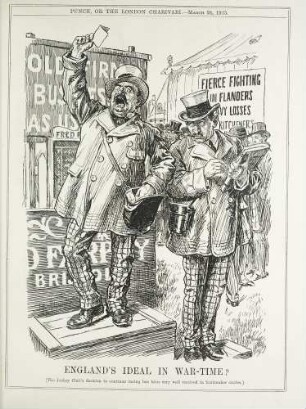 England's ideal in war-time?