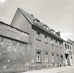 Oederan, Enge Gasse 11. Wohnhaus (um 1800). Straßenansicht