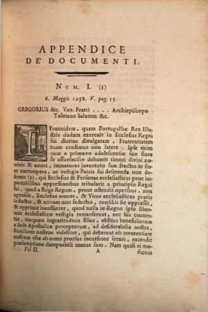 Degli Archiatri Pontificj. 2, Volume Secondo Il Qual Contiene L'Appendice De' Monumenti E Gl'Indici A Tuttal L'Opera