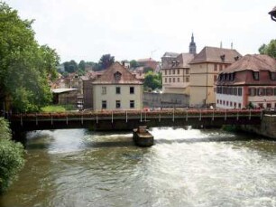 Bamberg: Bebauung an der Regnitz