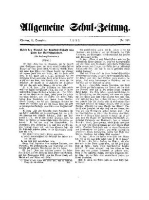 Ueber den Betrieb der Landwirthschaft von Seite der Volksschullehrer : (Schluß)