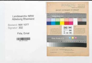 Entnazifizierung Ernst Firla , geb. 15.07.1912 (Polizist)