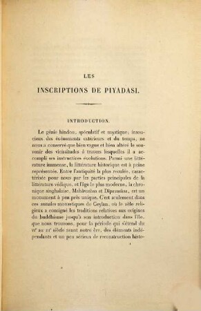 Les inscriptions de Piyadasi, 1. Les quatorze édits