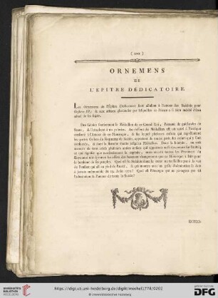Ornemens de l'Épître Dédicatoire