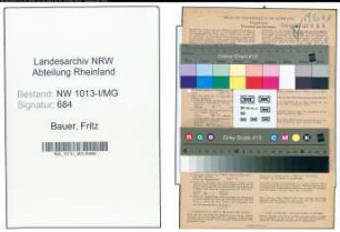 Entnazifizierung Fritz Bauer , geb. 24.02.1906 (Arbeiter)