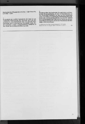 Hamburgisches Wegegesetz § 46 Abs. 1, §§ 47 bis 47b, § 54 Abs. 1 und 4