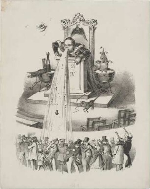 Friedrich Wilhelm IV. von Preußen im "Vereinigten Landtag"