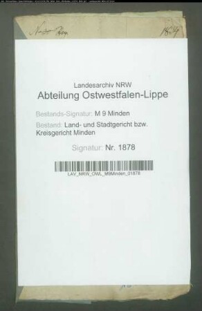 Sonstige: Schencke, Bartold; Sonstige: Reibenstein, Anne Catharine , geb. :