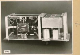 Logarithmie-Verstärker Typ 06.91010.1, Verstärker Unterseite; Foto 1953