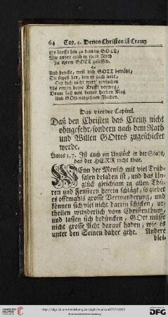 Das vierdte Capitel