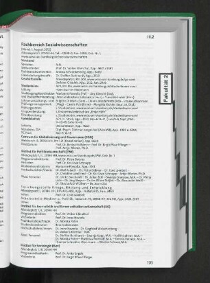Fachbereich Sozialwissenschaften