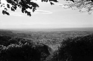 Badenweiler: Fernblick zur Rheinebene