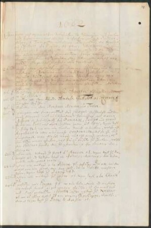 Zum Jahr 1662 (teilweise mit Kopftitel 1621)